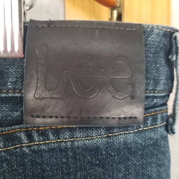 Men's Lee Relaxed Fit Jeans Dark Wash Stretch Size 42 x 30 - Picture 6 of 7